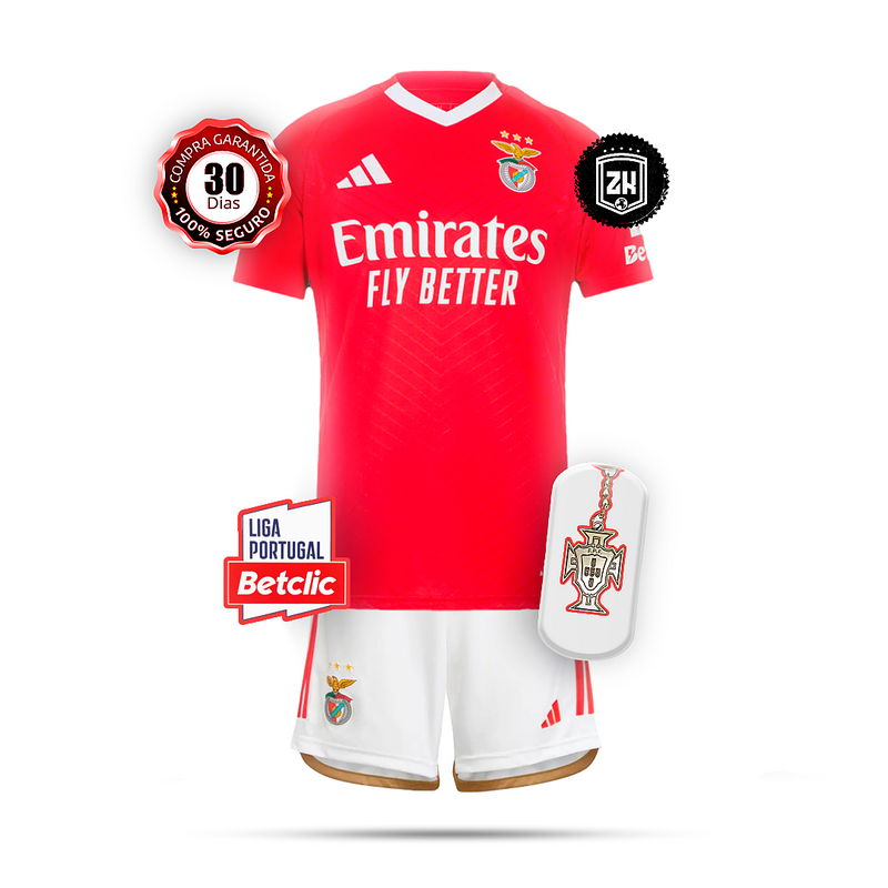 Benfica 2024-25 Home Kids Kit Red