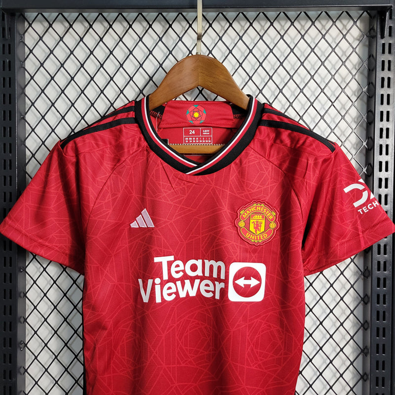 Kit Criança Man United 2023-24