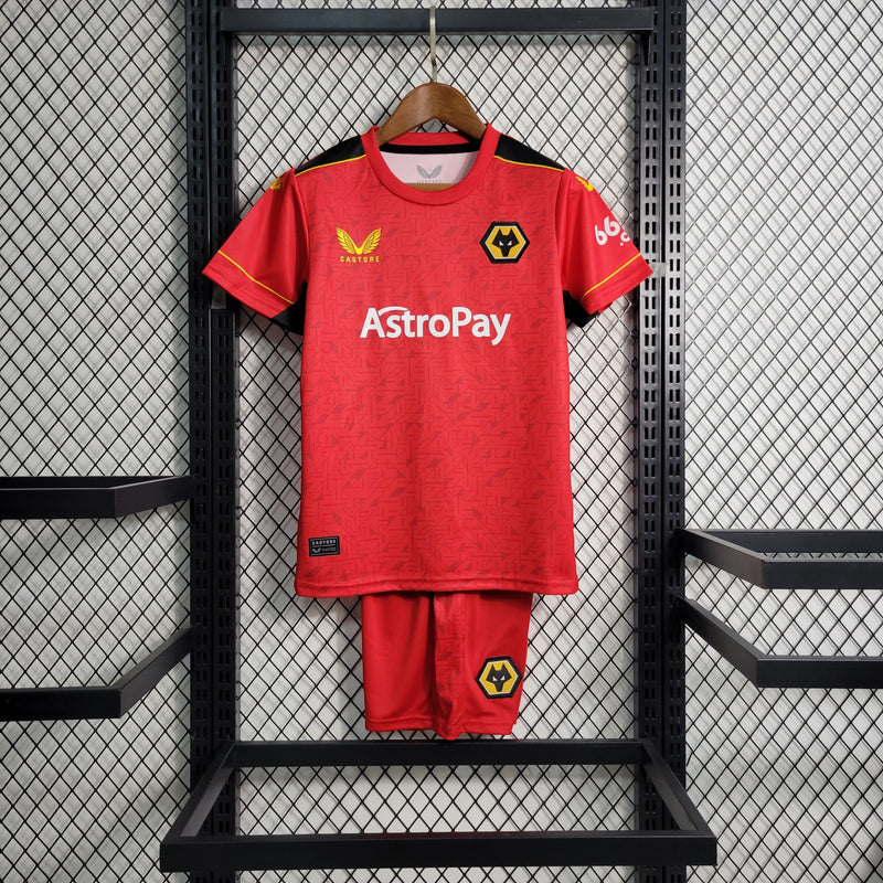 Kit Criança Wolves 2023-24