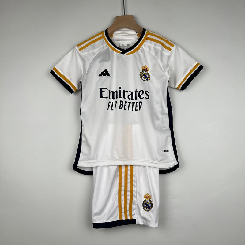 Equipación Real Madrid 2023-24 Local Infantil