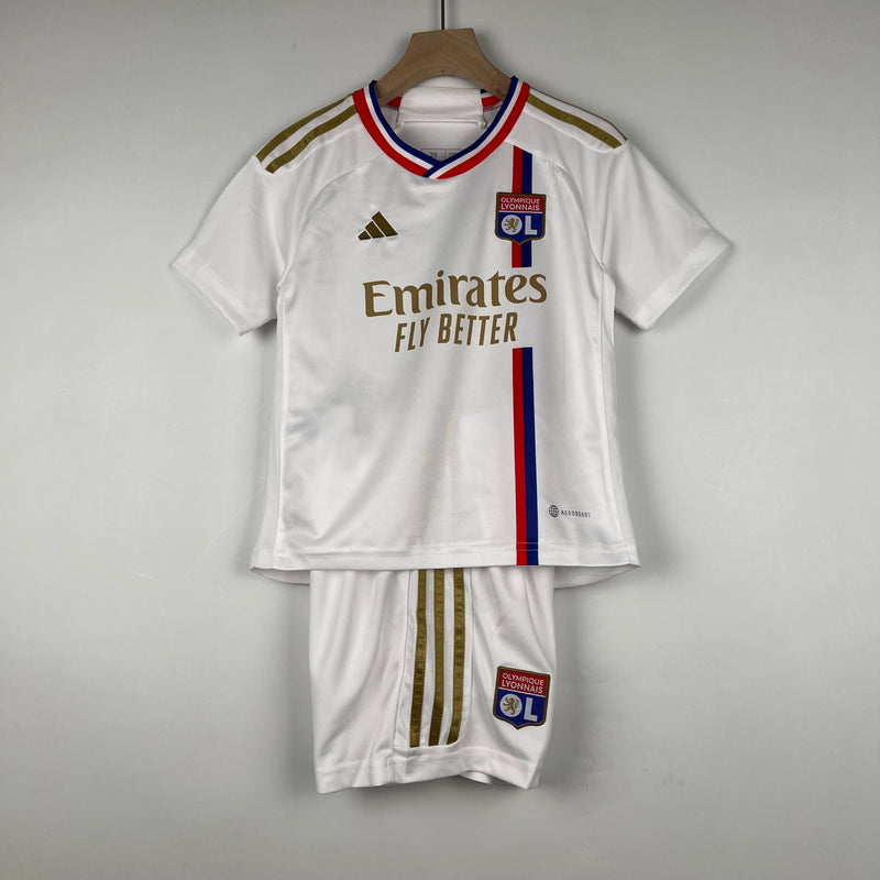 Lyon 2023-24 Home Kids Kit