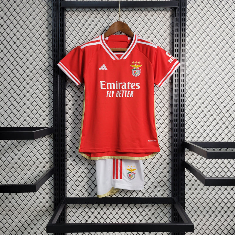 Benfica 2023-24 Home Kids Kit Red